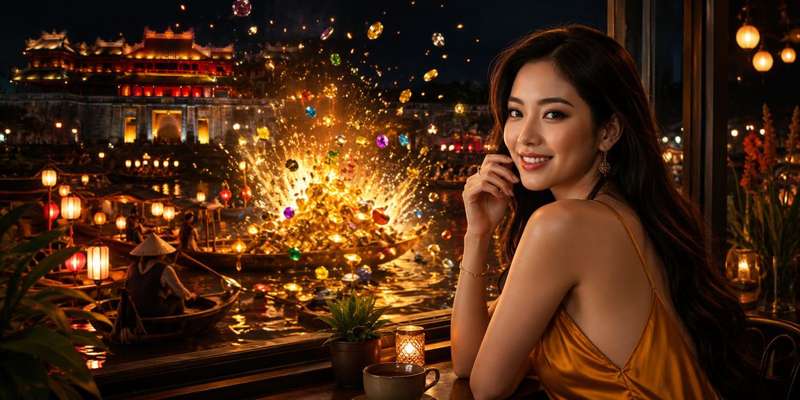 Người dùng Huế vừa uống cà phê sáng vừa xem kèo bóng đá trên điện thoại